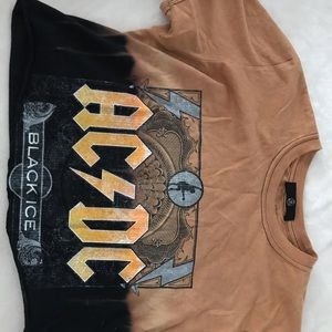 AC/DC cropped t-shirt